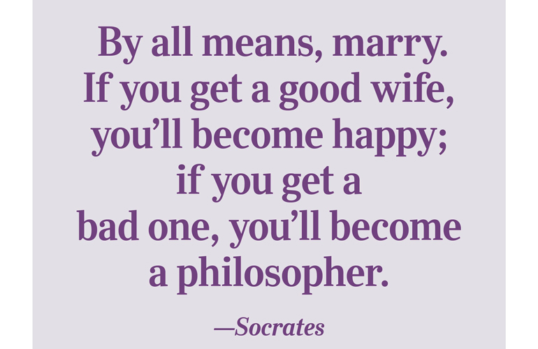 A case study in marriage