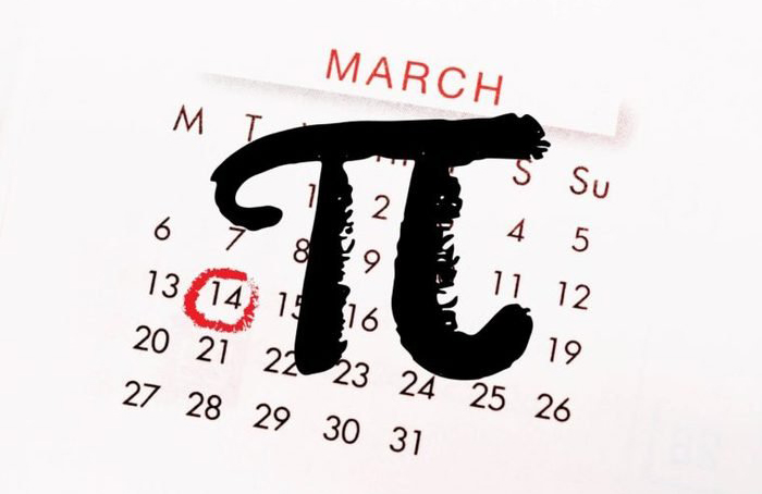 We celebrate pi on March 14