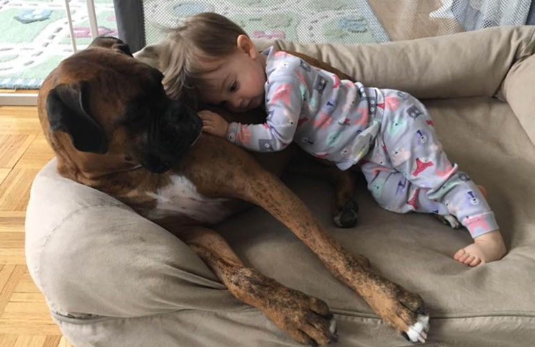 A girl and her pup: Best friends for life