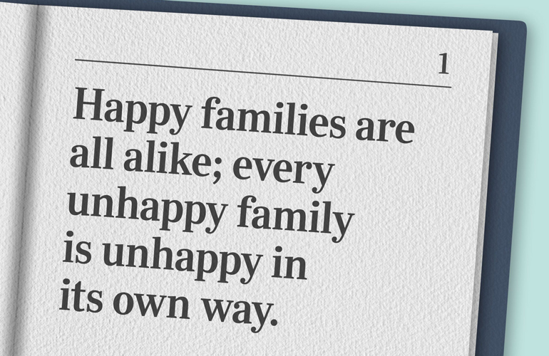 Just one big unhappy family