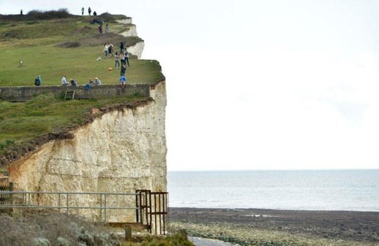 A cliff-hanger