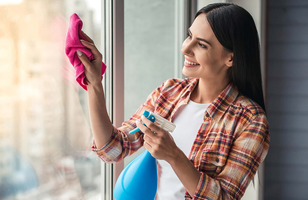 Mistake 8: Spraying cleaner directly on a surface