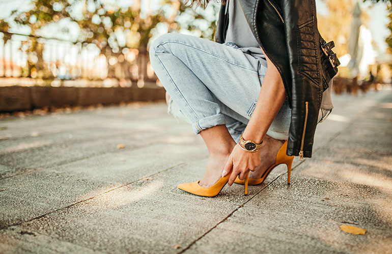 Poorly fitted shoes