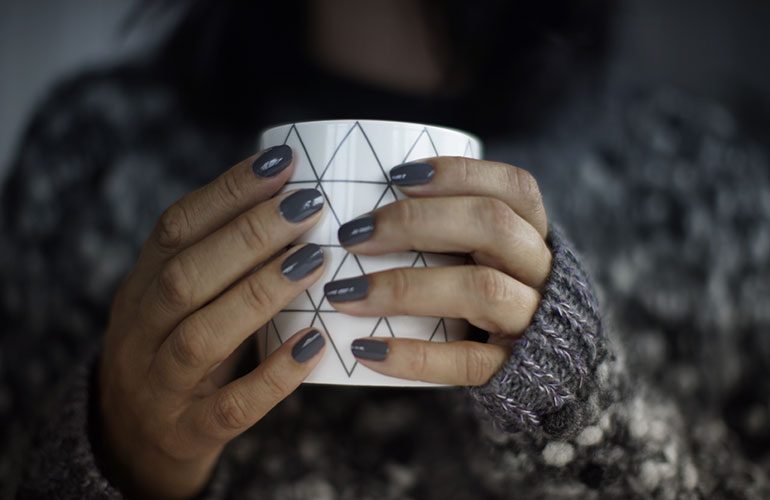 Do: paint your nails grey or nude