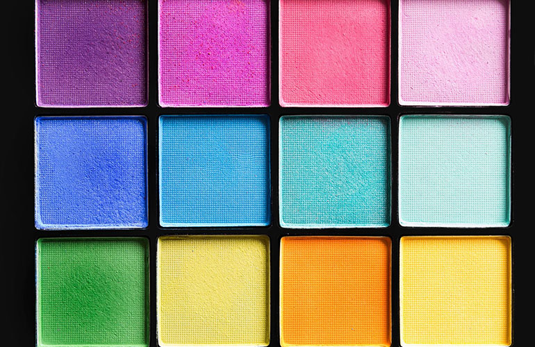 Don’t: give yourself rainbow-coloured eyelids