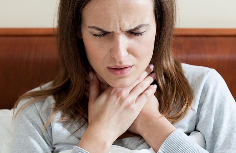 SYMPTOM 2: Dry Mouth or sore throat upon waking up