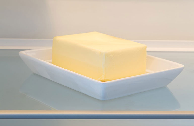 They store butter by date