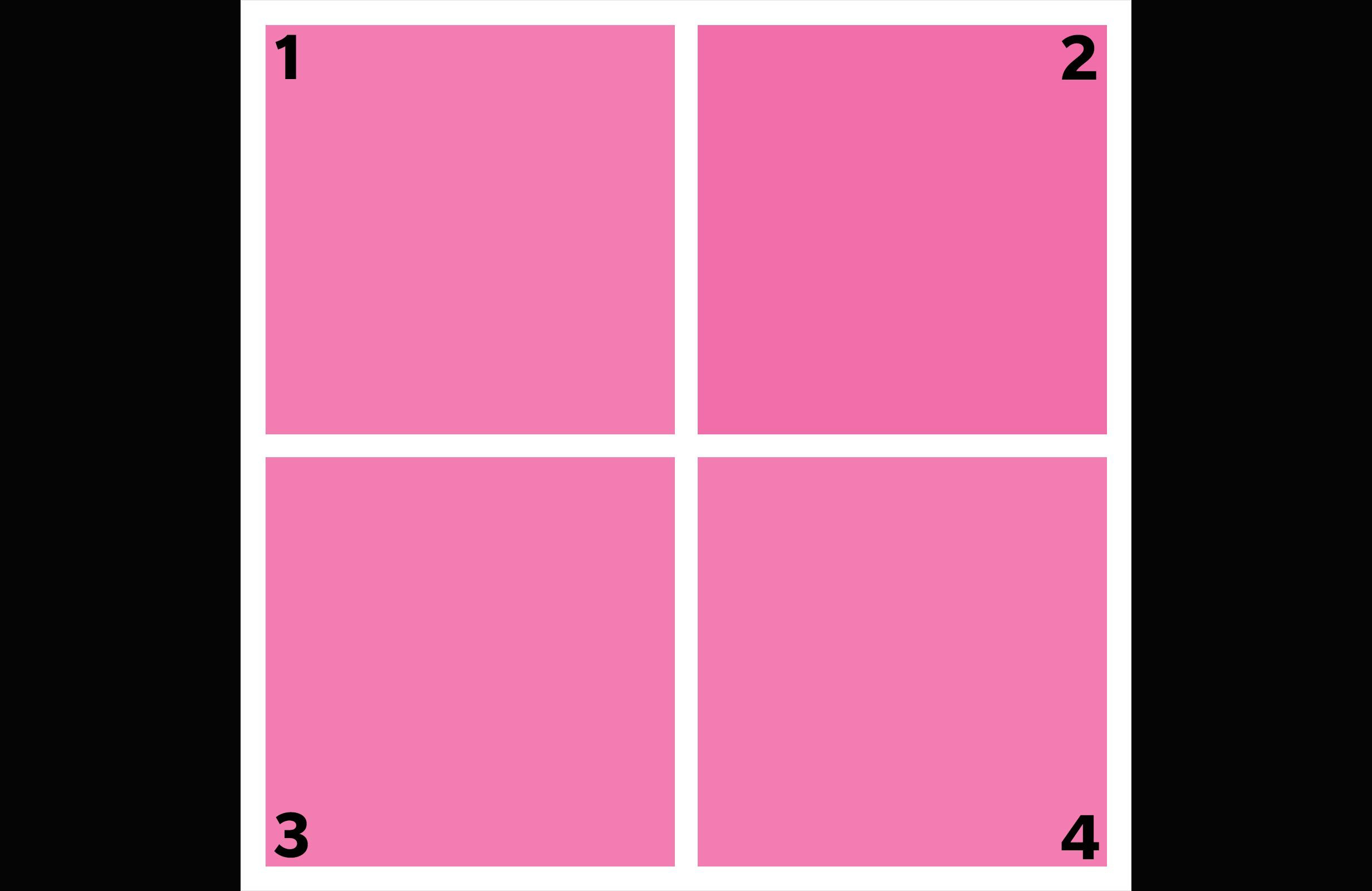 Which shade of pink is different?