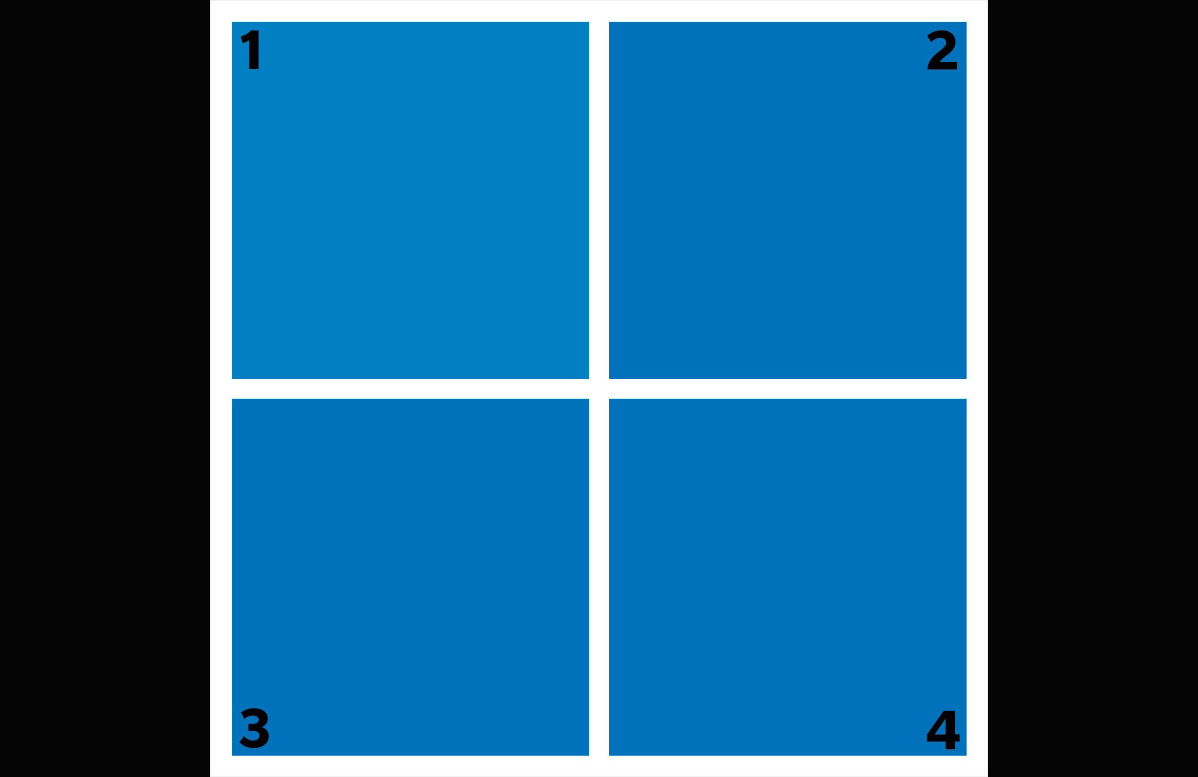 Which shade of blue is different?