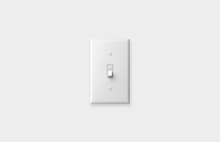 Light switches and doorknobs