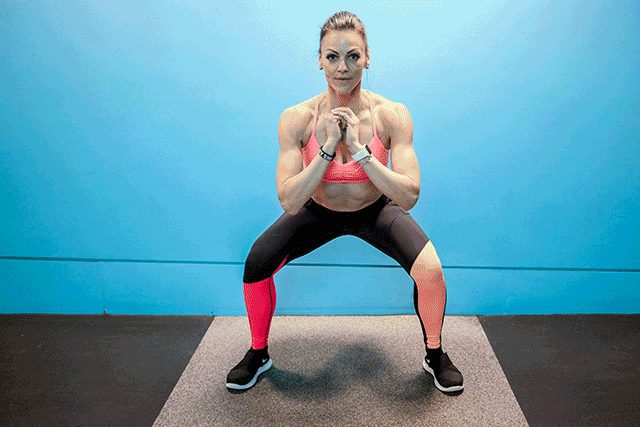 Squat to lunge