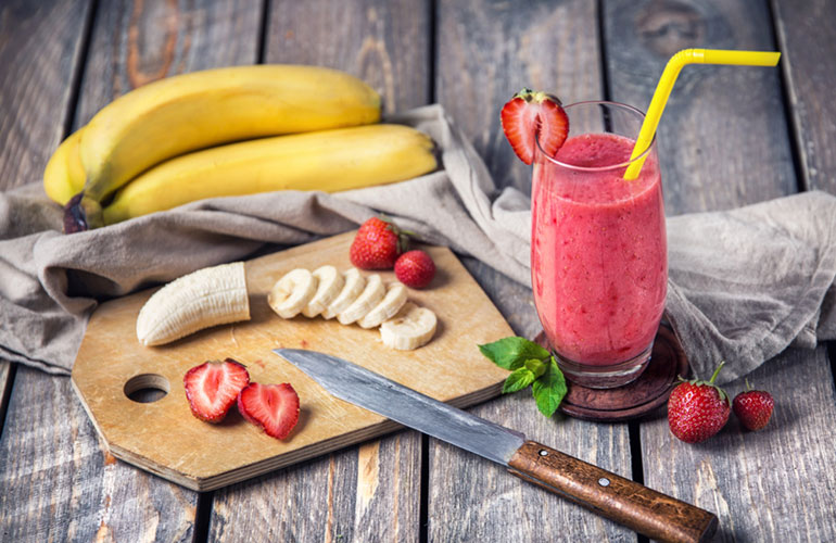 You go bananas for sweet smoothies
