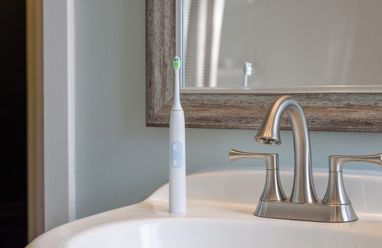 You use the wrong toothbrush