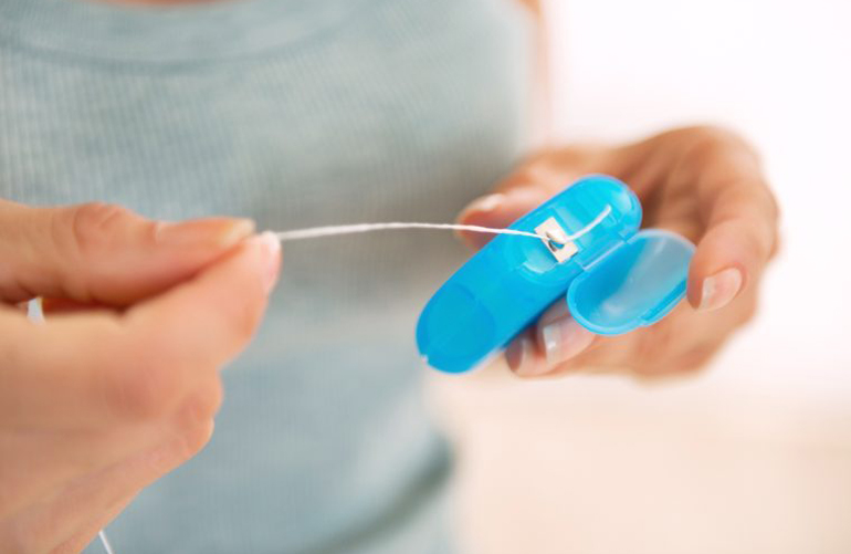 You skip the floss