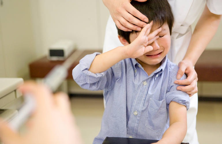 What causes a fear of needles?
