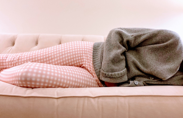 You have pain before, during and after your period
