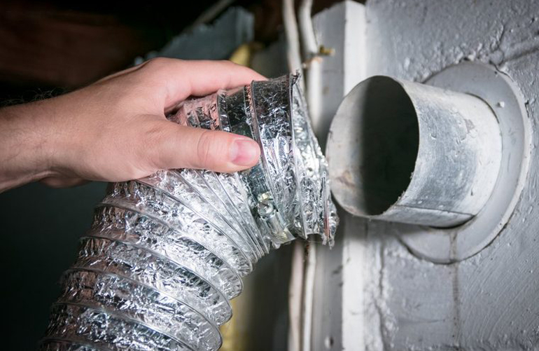Not regularly maintaining your dryer vent