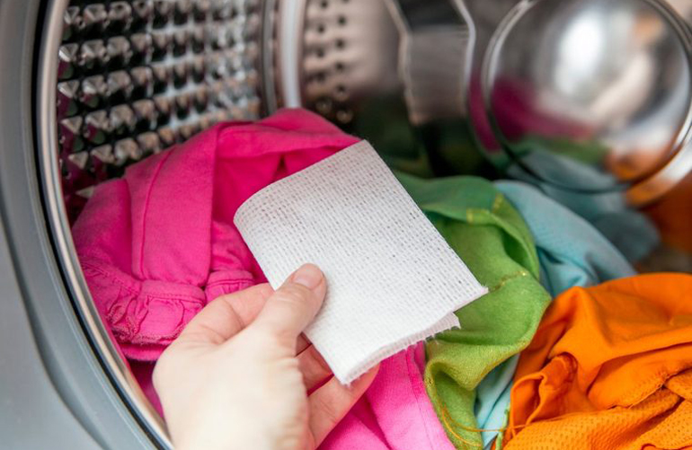 Overusing dryer sheets