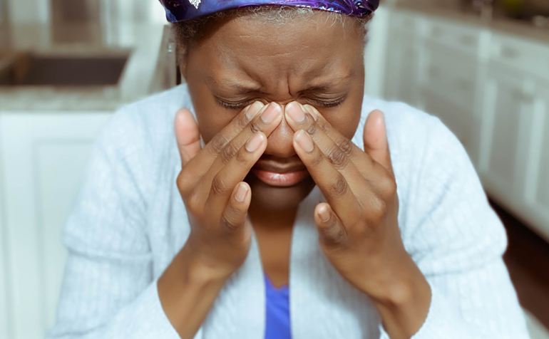 You have chronic sinus issues