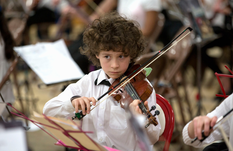 You took music lessons as a kid