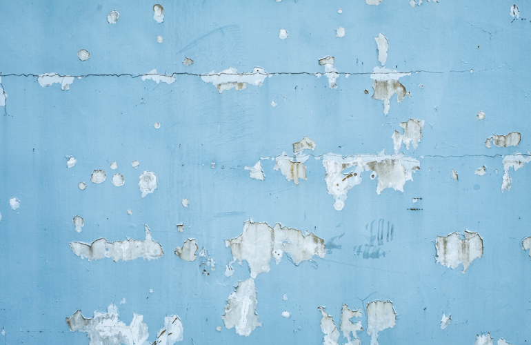 Poor exterior paint quality