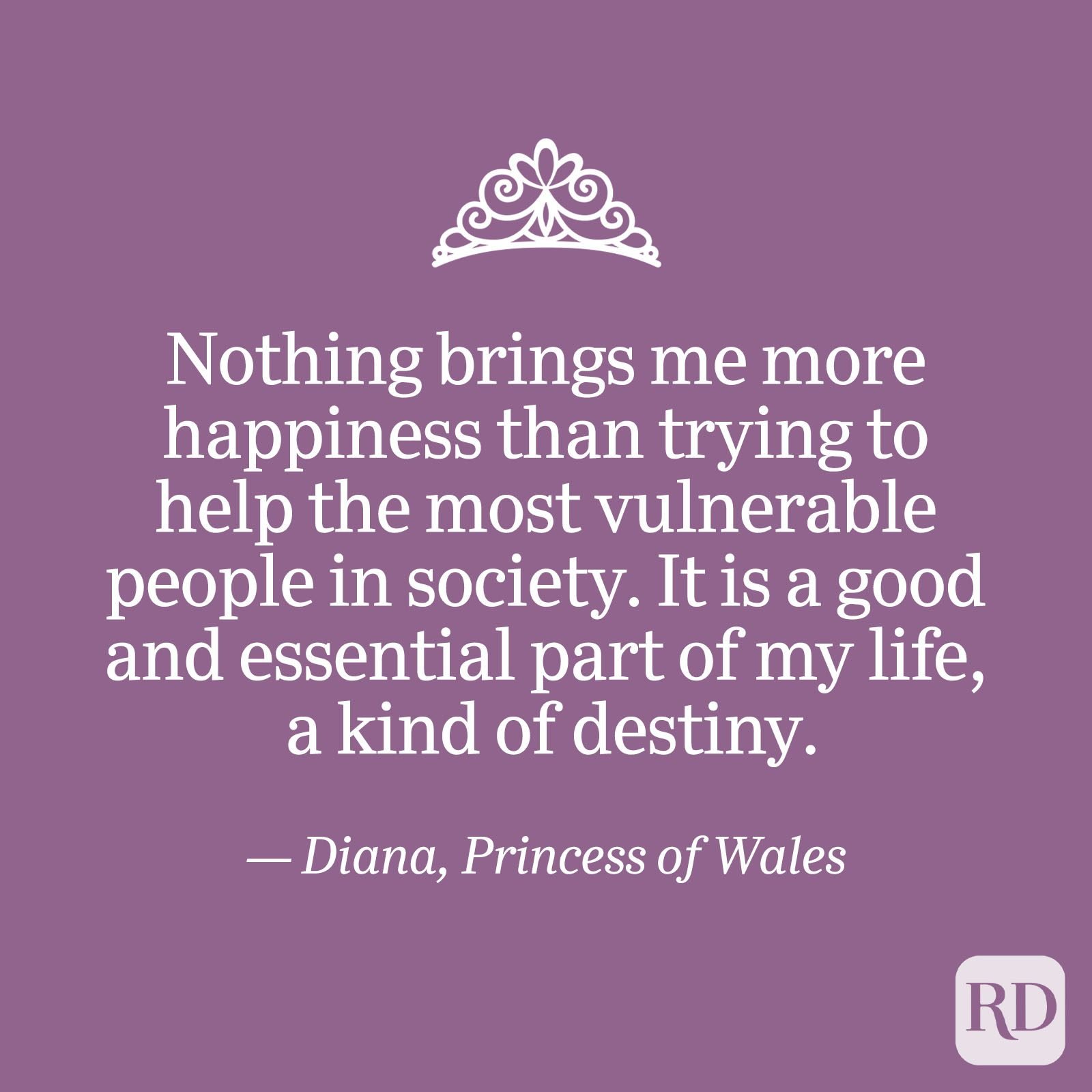 On her purpose