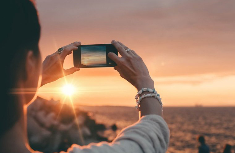 You post minute-by-minute updates from your trip
