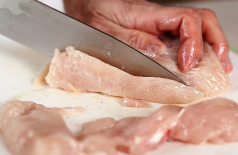 Cut before cooking