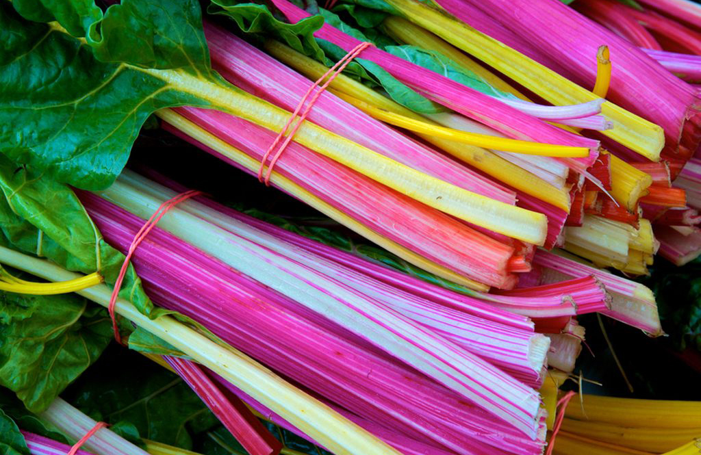 Swiss chard stems