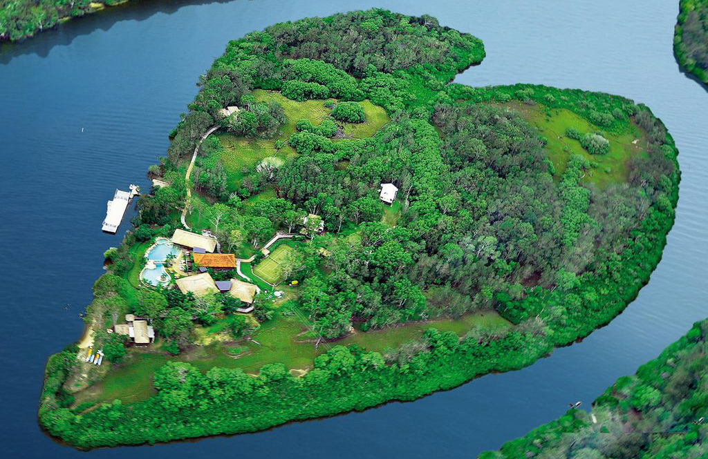 Magical heartshaped islands and lakes from around the world Reader's