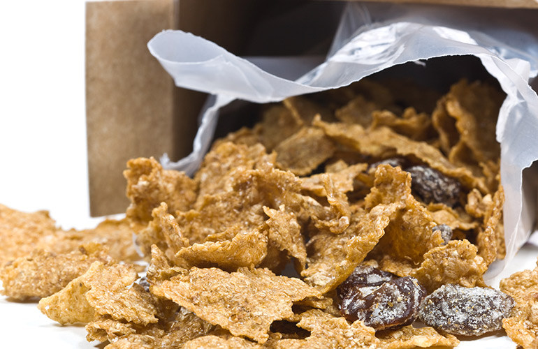 High-fibre bran cereal