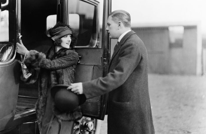 Old rule: Ladies first