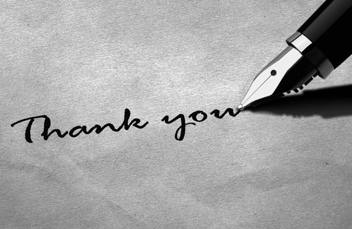 Old rule: A thank-you note must be handwritten