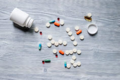 assorted medication spilt over a table