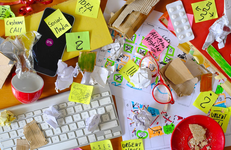 Your messy desk