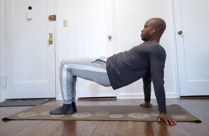 Reverse plank
