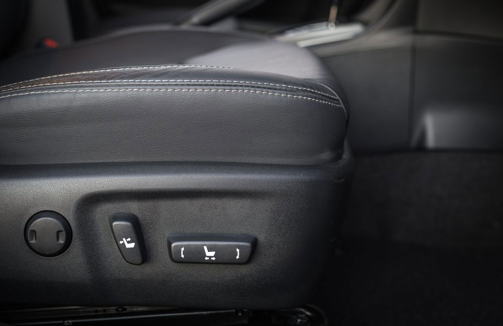 Adjust your seat with your fob