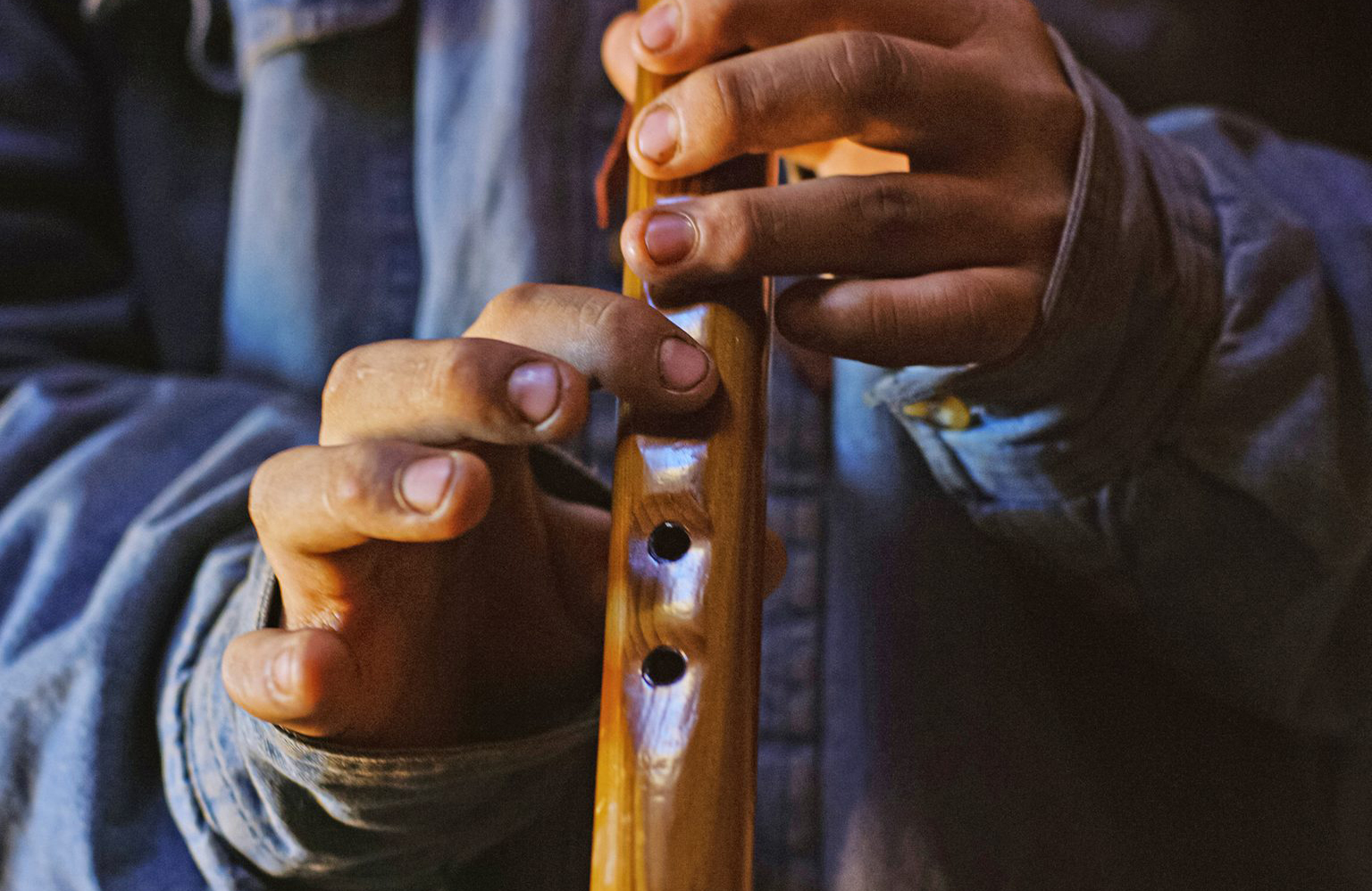 Playing “Old Town Road” on the flute you hand-crafted out of wood scraps