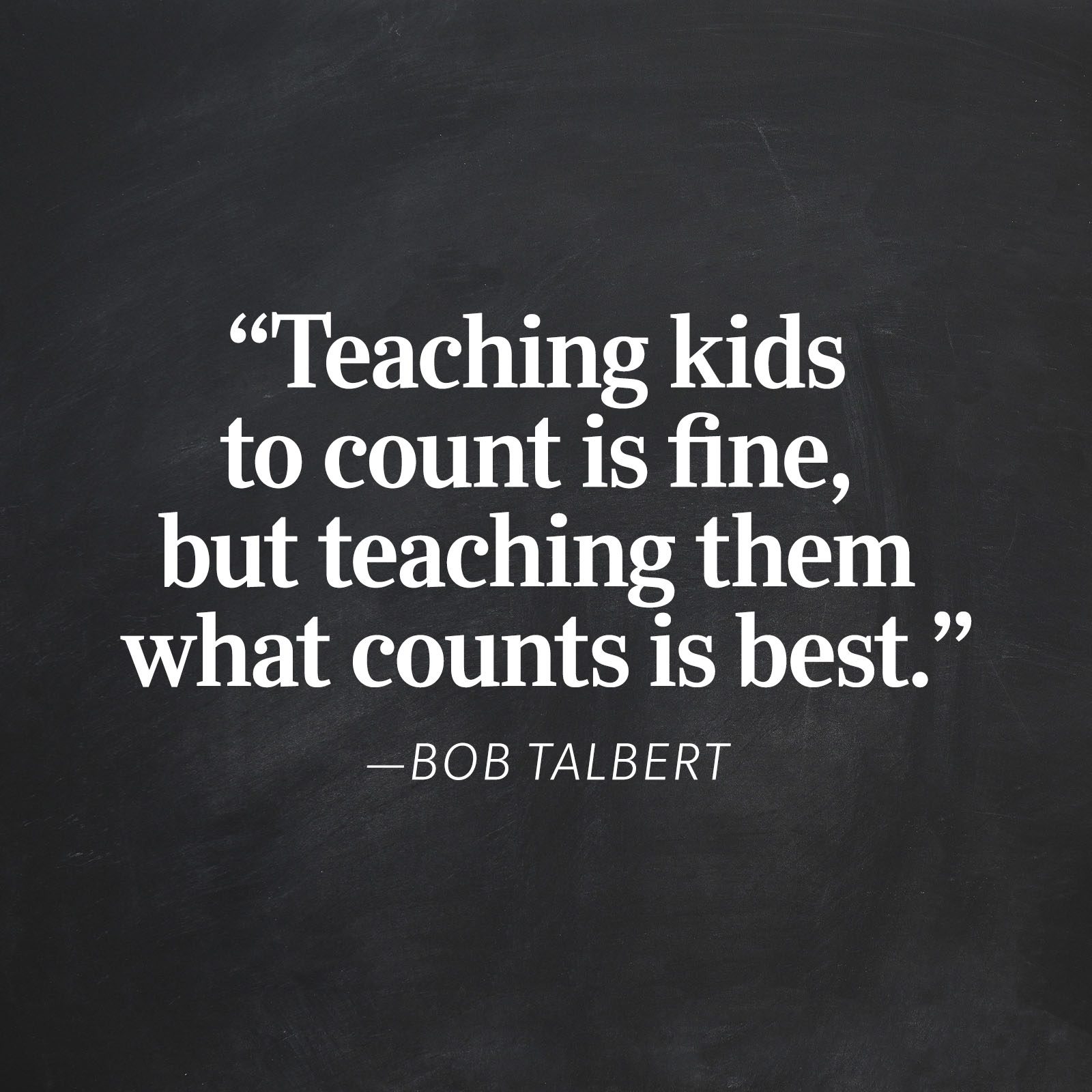 What really counts