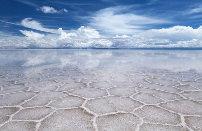 Salt flats of Uyuni, Bolivia