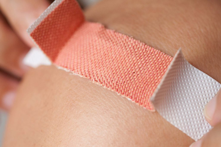 You skipped the bandage