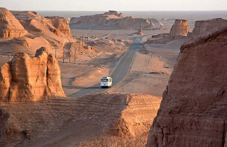 The hottest place on Earth: Lut Desert, Iran