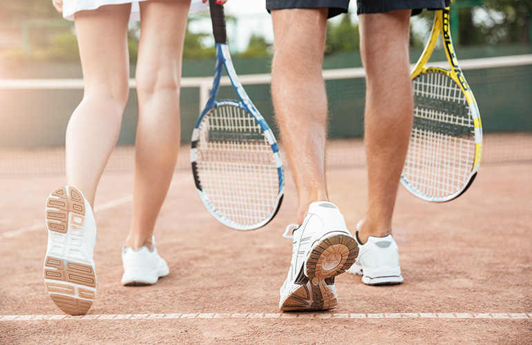 You run in tennis shoes (or play tennis in running shoes)