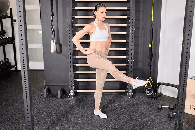 Standing leg lifts