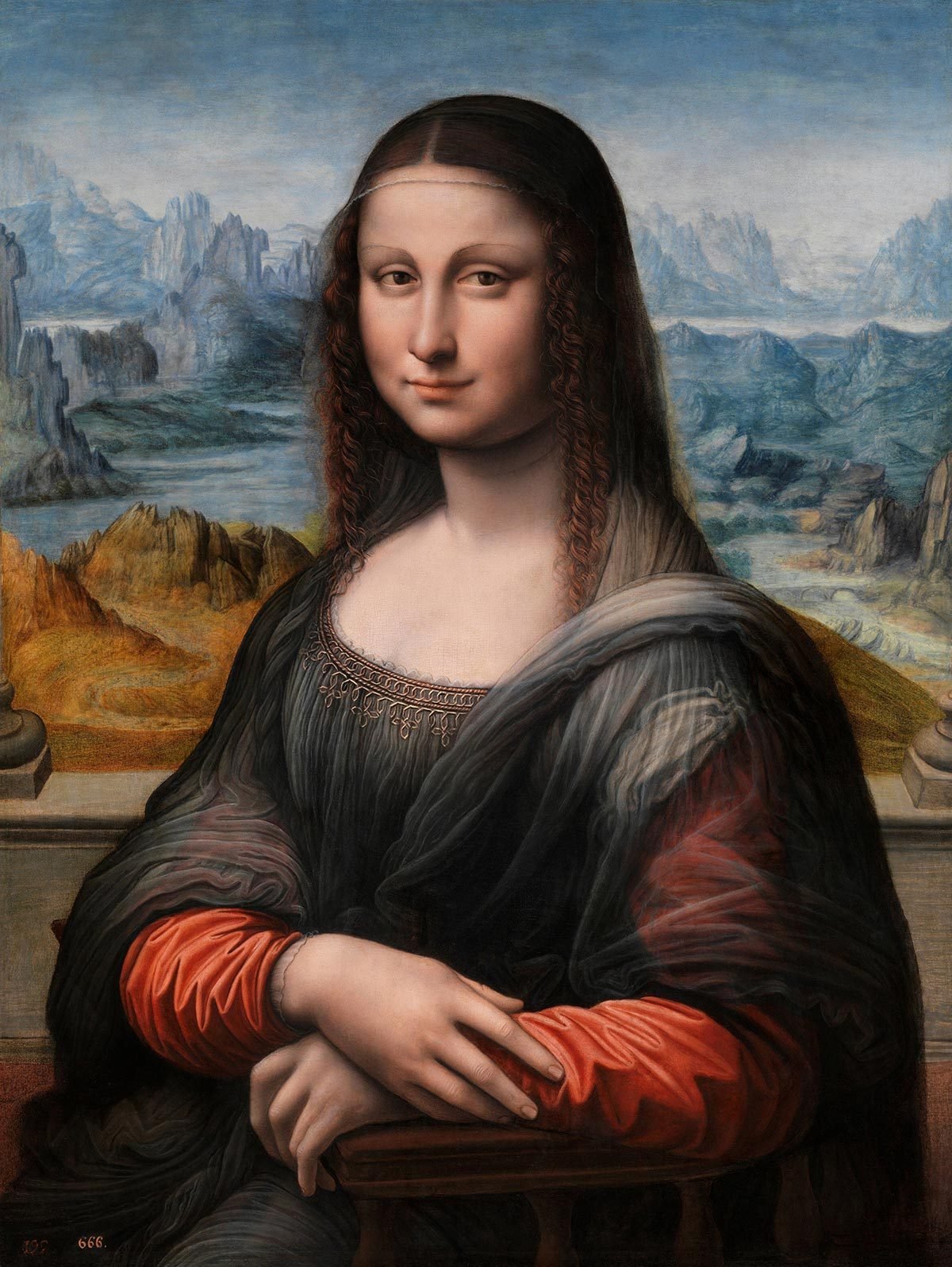 Is there another woman hidden beneath the Mona Lisa?