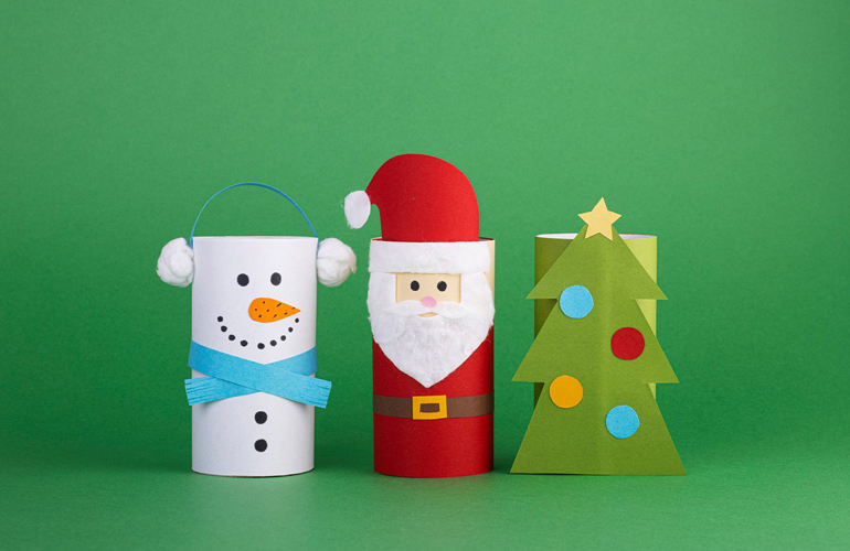 Toilet paper toys