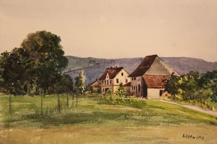 Are these watercolours really by Adolph Hitler?