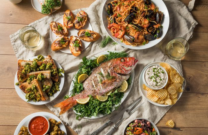 Have a feast of seven fishes