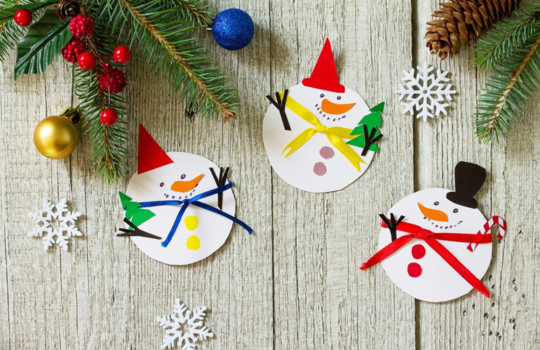 Circle snowmen