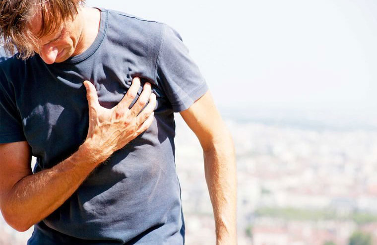 Shingles symptom: chest pain